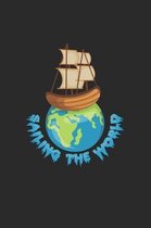 Sailing the world: 6x9 Sailing - dotgrid - dot grid paper - notebook - notes
