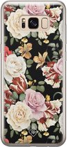 Samsung S8 hoesje siliconen - Bloemen flowerpower | Samsung Galaxy S8 case | multi | TPU backcover transparant