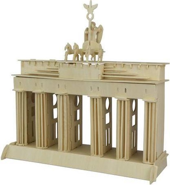 Pebaro Pebaro houten bouwpakket Brandenburger Tor, 36 x 35 cm.