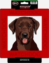 Duvo+ W4d bord labrador bruin 22x22cm