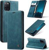 Samsung Galaxy A31 Bookcase hoesje - CaseMe - Geen opdruk Blauw - Kunstleer