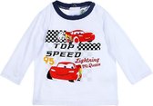 Disney Cars babyshirt wit maat 80 (18 maanden)