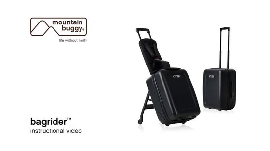 Mountain Buggy Bagrider handbagage koffer + kinderzitje in 1 | bol.com