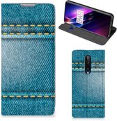 Telefoon Hoesje OnePlus 8 Wallet Case Jeans