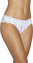 Mini Slip Ysabelle Mora | 2-pak | Kant blue flower | S