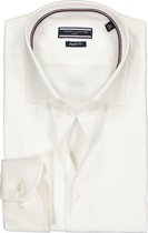 Tommy Hilfiger Core stretch regular fit overhemd - Oxford - wit - Strijkvriendelijk - Boordmaat: 38
