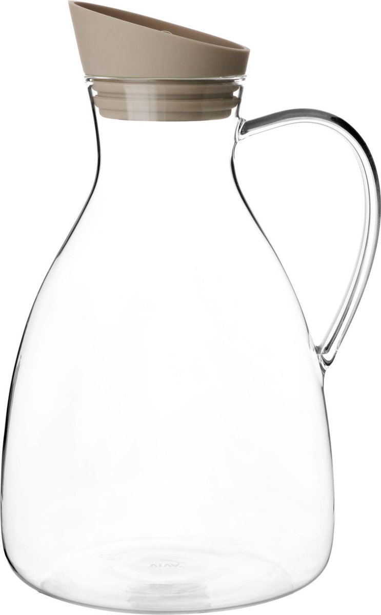 Viva Scandinavia - Hydratatie Infusion Karaf voor Icetea - zonder Filter - 2,0 liter - Khaki