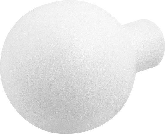 Kogelknop ten behoeve van veiligheidsschilden vast Wit | bol