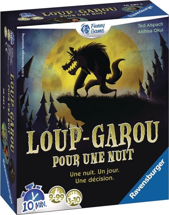 Acheter Loup Garou pour une Nuit - Jeu de société - Ravensburger