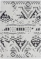 Kayoom Agadir 160 x 230 cm Vloerkleed Wit / Zwart