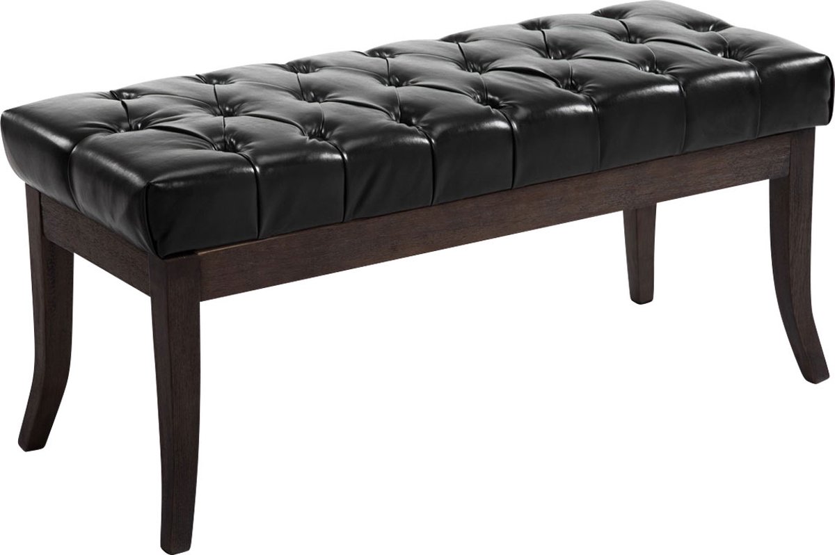 CLP Ramses Bank - Kunstleer zwart 100 cm