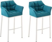 Clp Damaso - Set van 2 - Stof - turquoise wit