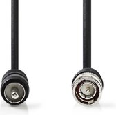 Nedis CVGP24800BK20 Bnc - Rca Videokabel Bnc Male - Rca Male 2,0 M Zwart