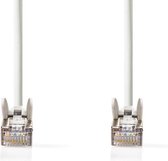 Nedis CAT6-kabel | RJ45 Male | RJ45 Male | U/UTP | 2.00 m | Rond | PVC | Wit | Polybag