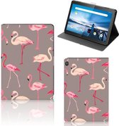 Mobiel Case Lenovo Tablet M10 Cover met Standaard Flamingo