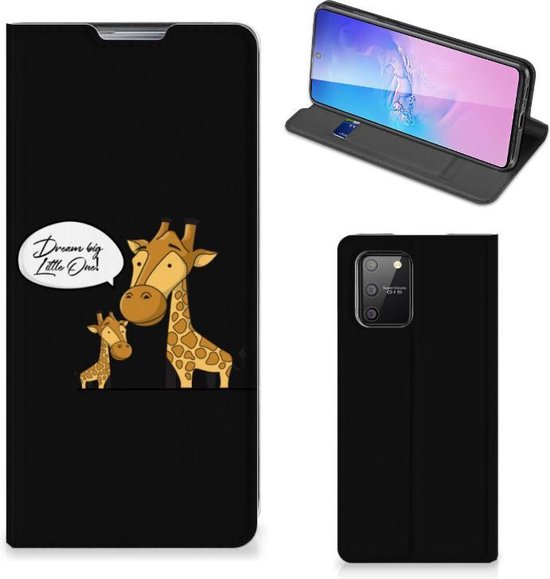 Opmerkelijk bewaker ik ben gelukkig GSM Hoesje Samsung Galaxy S10 Lite Wallet Case Giraffe | bol.com