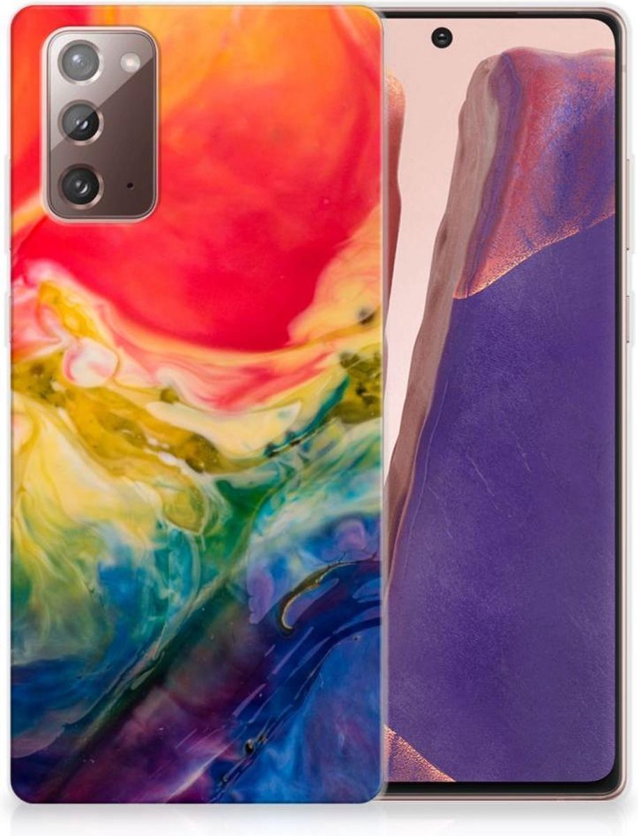Hoesje maken Samsung Note 20 Watercolor Dark