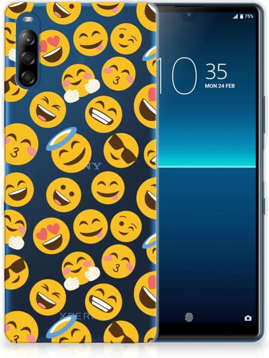 Sony Xperia L4 TPU bumper Emoji