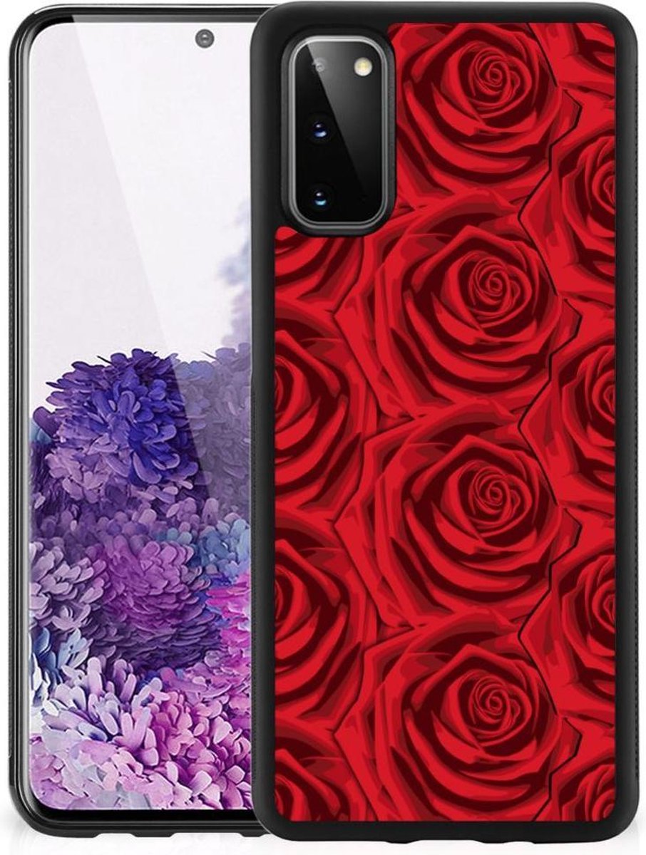 Samsung Galaxy S20 Skin Case Red Roses