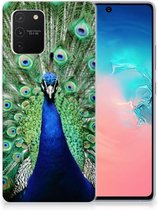 Siliconen Back Cover Geschikt voor Geschikt voor Samsung Galaxy S10 Lite GSM Hoesje Pauw