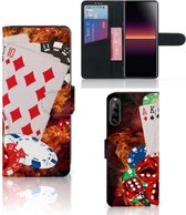 GSM Hoesje Sony Xperia L4 Book Wallet Case Personaliseren Casino