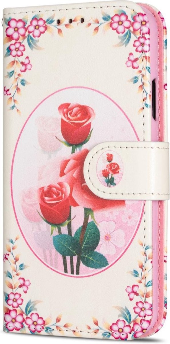 Rico Vitello Print Wallet case Geschikt voor Huawei P smart 2019 (4)