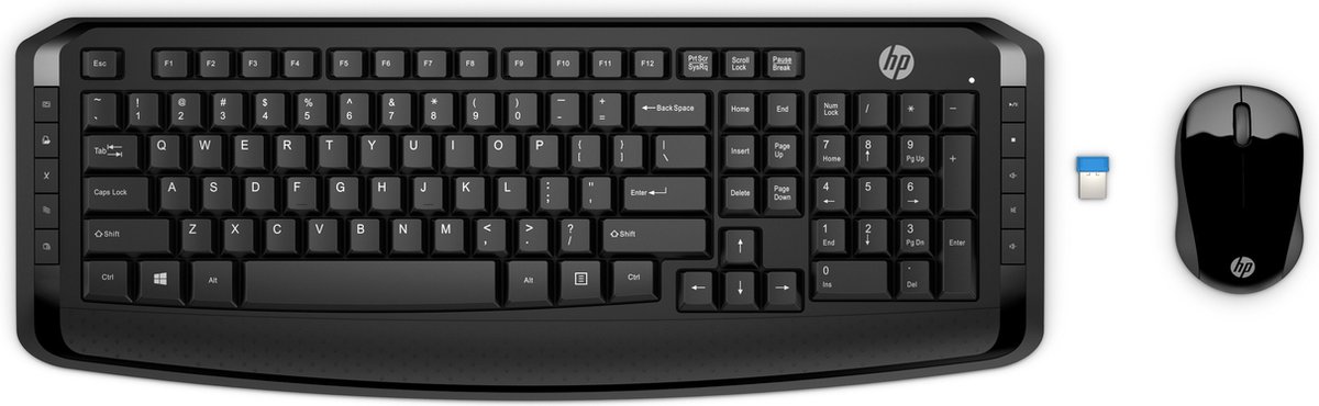 HP 300 toetsenbord RF Draadloos Zwart