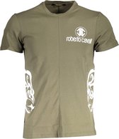 Roberto Cavalli T-shirt Groen 2XL Heren