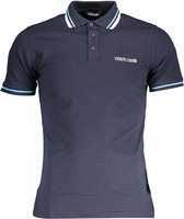 Roberto Cavalli Polo Blauw 2XL Heren