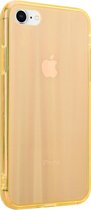 Gekleurde laser case geschikt voor Apple iPhone 8 / 7 - oranje