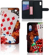 GSM Hoesje Geschikt voor Samsung Xcover Pro Book Wallet Case Personaliseren Casino