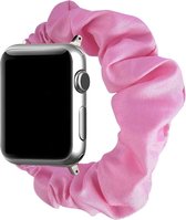 Apple Watch 44MM / 42MM Bandje Elastische Scrunchie Roze