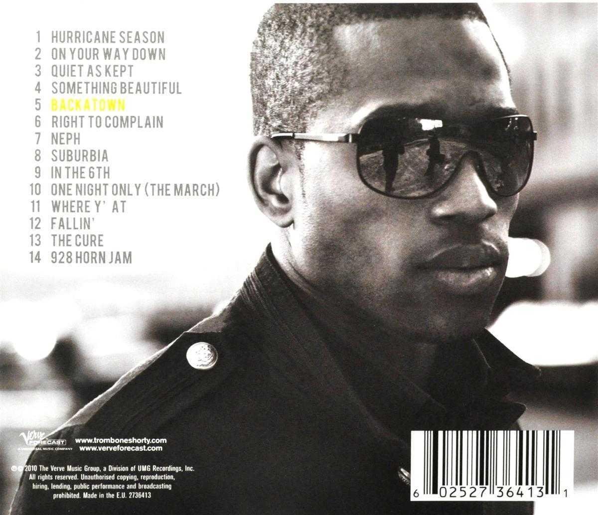 Trombone Shorty Backatown, Trombone Shorty CD (album) Muziek