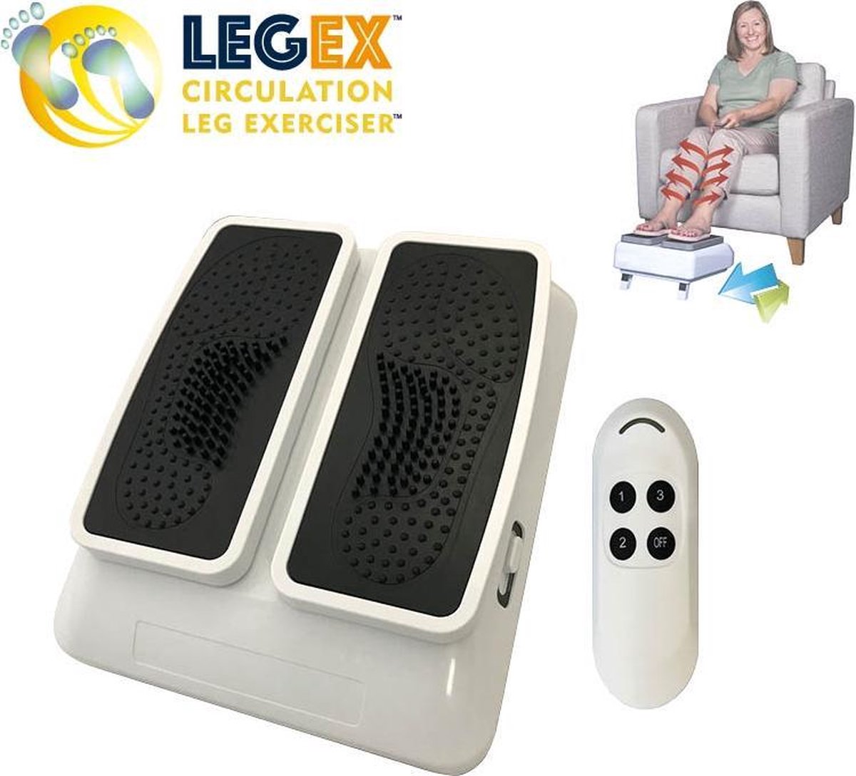 BioEnergiser LegEX Beentrainer Cardio Verbeter de doorbloeding - Wandelsimulator