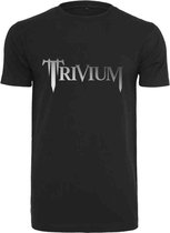 Urban Classics Trivium Heren Tshirt -XS- Trivium Logo Zwart