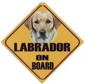 Autobordje Labrador Blond