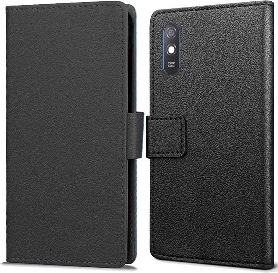 Cazy Book Wallet hoesje voor Xiaomi Redmi 9A / Redmi 9AT - zwart