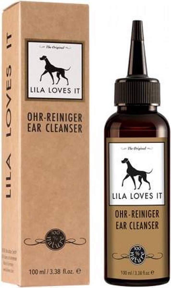 Oorreiniger hond – Lila Loves It Ear Cleanser – Natuurlijke oorverzorging met microzilver & melkzuur – 100ml