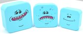 Rick and Morty: Mr. Meseeks 3 Piece Plastic Storage Set