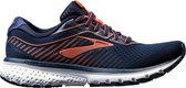 Brooks Brooks Ghost 12  Sportschoenen - Maat 37.5 - Vrouwen - blauw/oranje