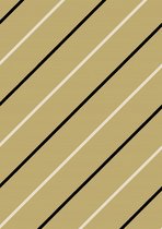 Cadeaupapier inpakpapier Warm Goud Linnenmotief - Vellen: Plano: 50x70 - 500st