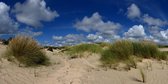 Fotobehang duinen met Hollandse Wolkenluchten 450 x 260 cm
