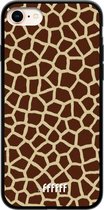 iPhone 7 Hoesje TPU Case - Giraffe Print #ffffff