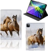 Tablethoesje iPad Pro 11 (2020) Cover met Magneetsluiting Paarden