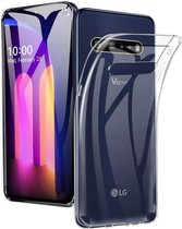 LG V60 ThinQ Hoesje Schokbestendig en Dun TPU Transparant