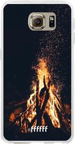 Samsung Galaxy S6 Hoesje Transparant TPU Case - Bonfire #ffffff