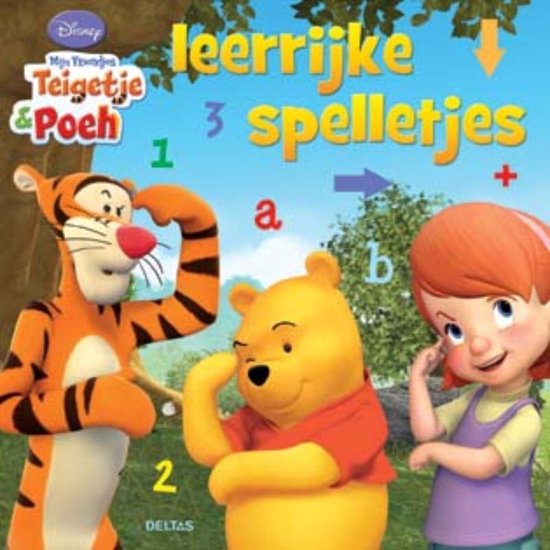 Cover van het boek 'Mijn vriendjes Teigetje & Poeh / Leerrijke spelletjes'