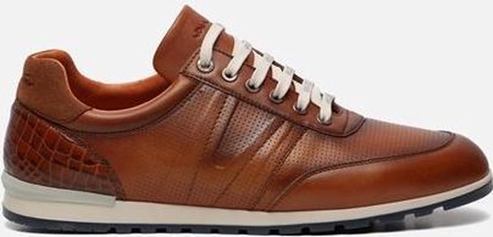 Van Lier Anzano sneakers cognac - Maat 45 | bol.com