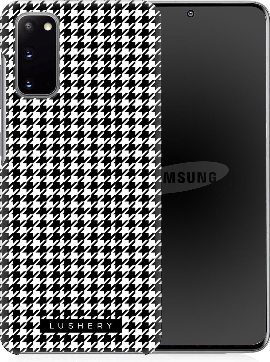 Lushery Hard Case voor Samsung Galaxy S20 - Pied de Poule Party
