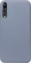 ADEL Premium Siliconen Back Cover Softcase Hoesje Geschikt voor Huawei P20 Pro - Lavendel